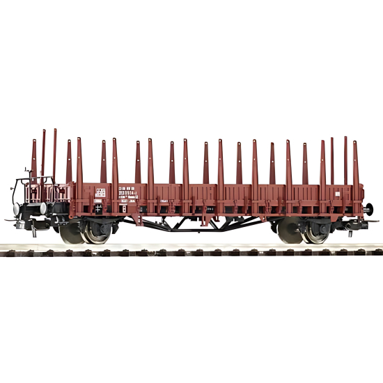PIKO 54974 , Wagon Towarowy Platforma z kłonicami , skala H0
